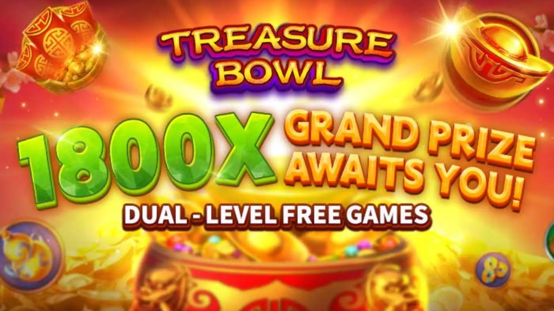 Multiplicadores Treasure Bowl bet8game - 7777x Máximo com Tigela Dourada